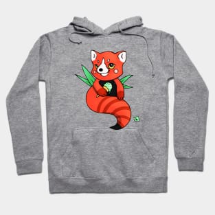 Red Panda With Ice-Cream Hoodie